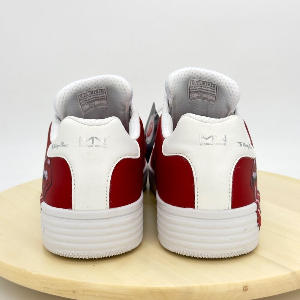 Rolling Stones x MN Red White Palmilla Marquee Hot Lips Sneakers Size 12 NEW! - Picture 4 of 10